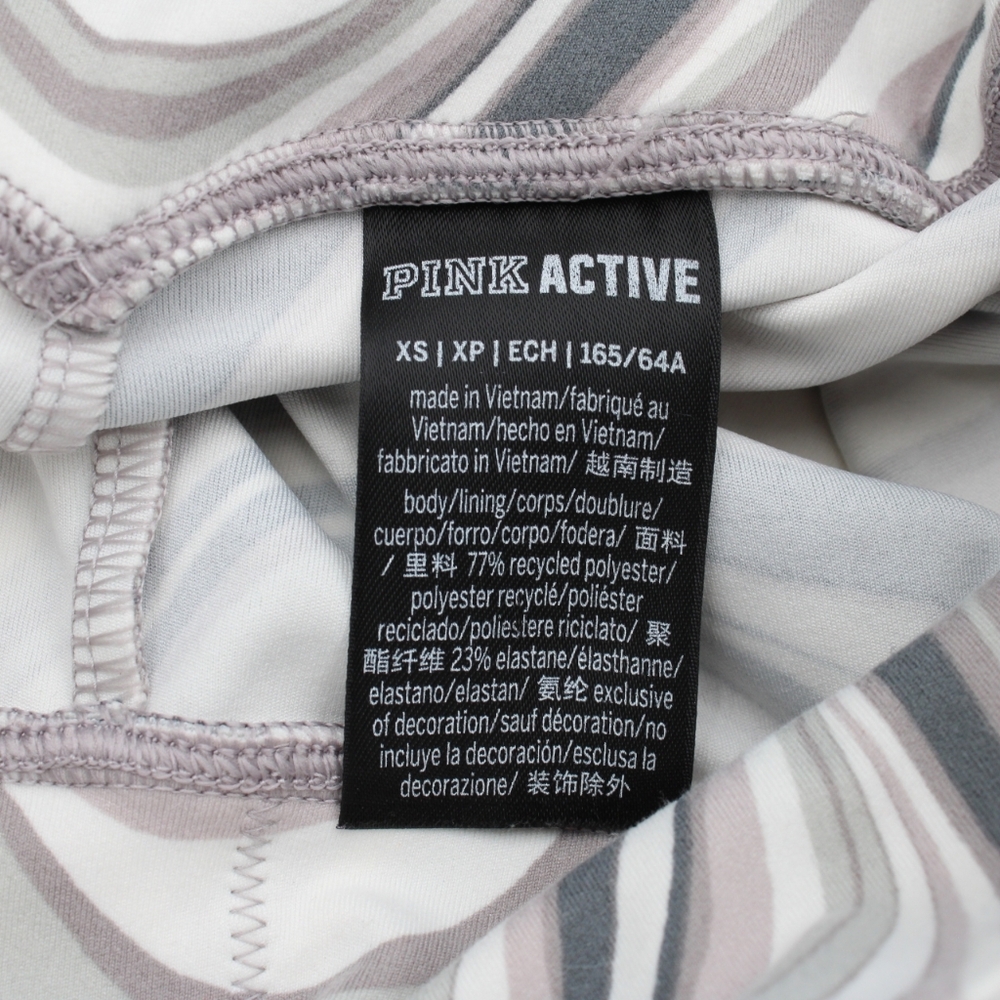 PINK Victoria’s Secret Active XS Gray Taupe & Cream Yoga Leggings - Picture 4 of 6